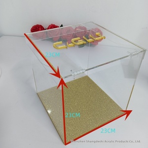 Transparant Acryl Voor Flip Opbergdoos Stofdicht <span class=keywords><strong>Display</strong></span> Handgemaakte Moderne Stijl Voor Voedsel Gedroogd Fruit Andere Items - Product Image 5
