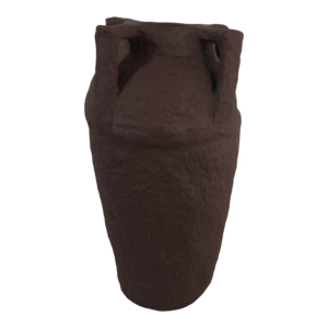 Vaso moderno alto e testurizzato con manici per l'arredamento del soggiorno, vaso decorativo per fiori per camera da letto, ufficio e decorazioni per la casa - Product Image 4