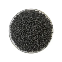 Granulés de polypropylène (PP) de qualité moulage par injection noir fournis en usine Matières premières PP recyclées Particules de plastique PP