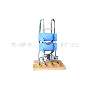 อุปกรณ์ช่วยฝึกยืนสำหรับเด็ก รุ่น Deep Children Standing Frame สำหรับการฟื้นฟูสมรรถภาพทางกายภาพ ทำจากเหล็กและหนัง รุ่น DP-CZLJ-01 - Product Image 1