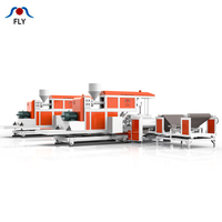 Machine de laminage par extrusion multifonctionnelle à 3 couches pour films, étuis, tapis de jeu en mousse haute productivité, tissus non tissés et sacs tissés