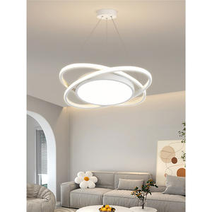 โคมไฟเพดาน LED ทรงกลมทันสมัย สีขาว สำหรับห้องนอน ห้องทำงาน ห้องรับประทานอาหาร ติดตั้งบนเพดาน ควบคุมอัจฉริยะ อายุการใช้งาน 25000 ชั่วโมง - Product Image 5