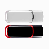 Flashdisk USB Putih Kompak dengan Tali Warna-warni, Desain Tutup Anti Hilang, Logo Cetak Kustom, untuk Penggunaan Sehari-hari dan Bisnis