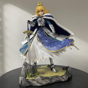 Figurine de 20 cm, dérivé populaire de l'animation de jeu Fate <span class=keywords><strong>Stay</strong></span> <span class=keywords><strong>Night</strong></span>, Saber, modèle en PVC, figurine d'<span class=keywords><strong>anime</strong></span>, statue d'<span class=keywords><strong>anime</strong></span>, jouet, poupée - Product Image 1