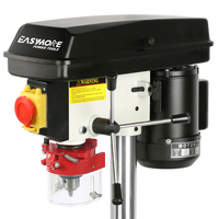 Perceuse à colonne mini 250W 13mm, 5 vitesses, haute précision, moteur à enroulement en aluminium, multi-tension pour perçage du métal et du bois
