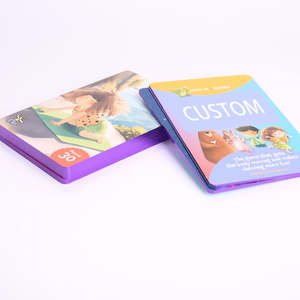 Boîte personnalisée avec logo, cartes multiples, pelliculage de <span class=keywords><strong>surface</strong></span>, impression CMJN, service d'impression à prix abordable, cartes éducatives pour enfants, cartes en papier - Product Image 6