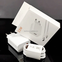 Chargeur Original Xiaomi 33W Charge Rapide Turbo 6A Câble Type C pour Redmi Note 13 12 11 K40 Poco F3 X3 Pro Mi 11X 10T