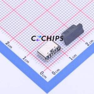 YTC-TC6ST-55 USB <b>Connector</b> SMD <b>Connector</b> ( <b>Connector</b> Type: Type-C )( Gender: Female )( Mounting Type: Vertical Mount ) - Product Image 2