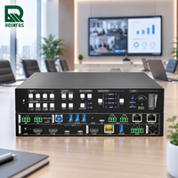 Commutateur KVM 4 entrées USB Multiview 4K60Hz avec IR pour moniteurs, commutateur audio-vidéo pour conférence