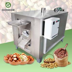 เครื่องคั่วเมล็ดพืชไฟฟ้า แก๊ส สำหรับเม็ดมะม่วงหิมพานต์ เมล็ดเชีย ถั่วคาเคา ถั่วลิสง ข้าว ธัญพืช ขนาด 50 กก. เครื่องคั่วถั่วลิสงขนาดเล็ก ราคา - Product Image 1