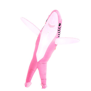 Disfraz de Mascota de <span class=keywords><strong>Animal</strong></span> para Fiesta de Cosplay, Traje Divertido de Carcharias, Mono Inflable de Tiburón - Product Image 3