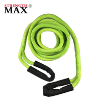 (JINLI-Rope) Corde cinétique de remorquage en nylon double tressé de 1 pouce, 33 900 lb, pour le sauvetage et le remorquage hors route des camions 4x4, SUV et Jeeps