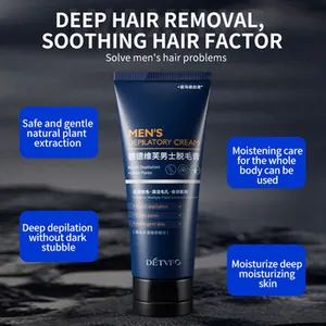 Nuovo miglior carbonio organico Full Body viso permanente coreano crema di rimozione dei capelli per gli uomini