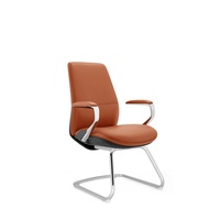 Chaise de direction en cuir, chaise de bureau exécutive, pivotante, roulettes silencieuses, pour la salle du patron de l'entreprise