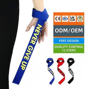 Fasce da Polso Imbottite Personalizzate per Sollevamento Pesi, Allenamento di Forza e Powerlifting - Product Image 1