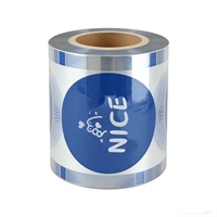 Film d'étanchéité souple en PP de qualité alimentaire en gros pour usine, rouleau de 90/95/98 mm, uni, uniquement pour gobelets à thé Boba en plastique PP