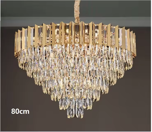 Zeal <b>Lighting</b> Manufacturer Luxury Hotel Restaurant Decorative Modern Luxury K9 Crystal Gold <b>Chandelier</b> - Product Image 4