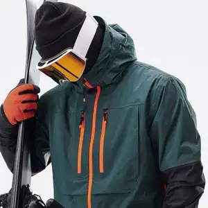 Snow Jacket Men's Ski Jacket 2023 Popular Best Quality Warm Thick Polyester Functional Protective Waterproof Climbing