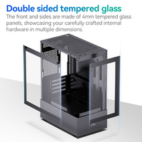 SNOWMAN CS054, processeur haut de gamme Intel Core I9, ordinateurs de bureau conçus pour les performances les plus élevées, boîtier de PC de jeu