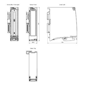6ES7522-1BF00-0AB0 SIMATIC S7-1500, Módulo de Salida Digital DQ 8xDC 24V/2A HF; 8 Canales, 8 por Grupo; 8A por Grupo; Diagnóstico - Product Image 3