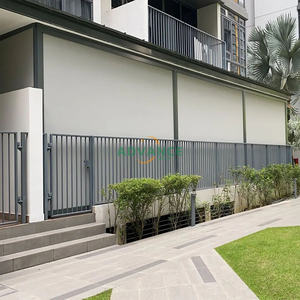 Prix d'usine <span class=keywords><strong>stores</strong></span> roulants motorisés personnalisés pour patio extérieur écran solaire zippé - Product Image 6