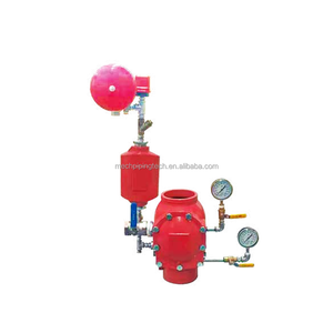 消火装置手動スプリンクラーシステム消火パイプ用UL FMフランジ大洪水警報バルブ - Product Image 1