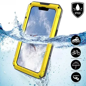 Étui de protection robuste en métal Doom Armor étanche <span class=keywords><strong>pour</strong></span> iPhone 16e 17e 16 15 14 13 12 11 Pro Max XS XR 8 7 Plus, coque antichoc - Product Image 1
