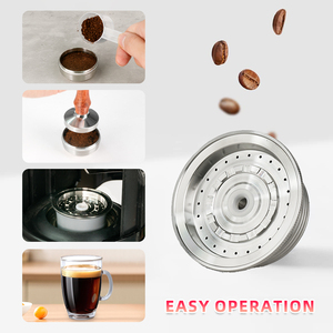 2 dosettes 1 dosette de filtre à <span class=keywords><strong>café</strong></span> 150ML compatible avec les machines Vertuoline dosette d'espresso réutilisable avec doseur - Product Image 5