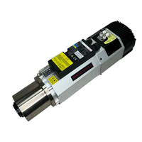 Moteur de broche de tour CNC HOLRY personnalisé à entraînement direct ISO30 220V 380V ER32 refroidi par air à nez court 9kW ATC