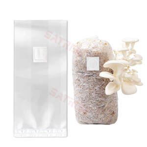 Customizable High-Density PP <b>Mushroom</b> <b>Grow</b> Bags with 0.2/0.5 Micron Filter Patch Autoclave-Resistant - Product Image 1