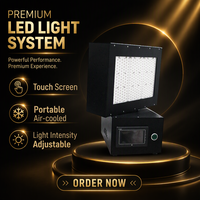 Kundenspezifisches UV-LED-Härtungssystem 1000W 200x300mm Touchscreen Luftgekühlt 365nm 385nm 395nm 405nm UV-Lampe Anpassbarer Härtungsbereich