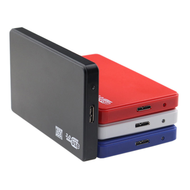 USB 3.0 External Hard Drive Enclosure 2.5 Inch SATA HDD SSD Case Aluminum Portable Hard Disk Box Type C Mobile Storage