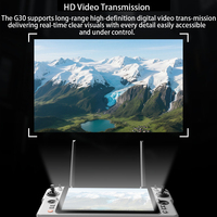 Télécommande Skydroid G30 avec GR03 Recevoir un écran HD de 10.1 pouces 2.4G 5.8G Double fréquence 30KM UAV de transmission d'image longue portée