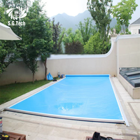 Wasser krone Hersteller PVC Schwimmbad abdeckung Hohe Haltbarkeit Leicht zu reinigen Wartungsarm Hochwertige Pool abdeckung