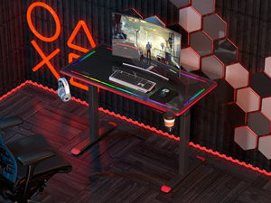 Escritorio Gaming Elevable Personalizable con Doble Motor de Altura Regulable y Tablero de Hierro para Uso de Oficina de Producción Directa de Fábrica - Product Image 3