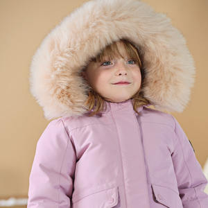 DB6328-A Dave Bella Winter neonata piumino per bambini 90% imbottitura in piumino d'anatra bianca per bambini capispalla con cappuccio per bambini - Product Image 4