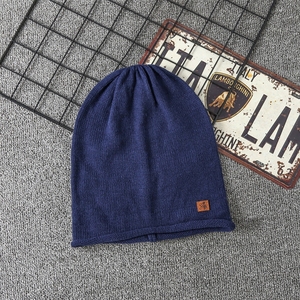 Fashion Vogue OEM winter <span class=keywords><strong>Duvel</strong></span> Jacquard winter hat winter cap with <span class=keywords><strong>Duvel</strong></span> leather label - Product Image 4