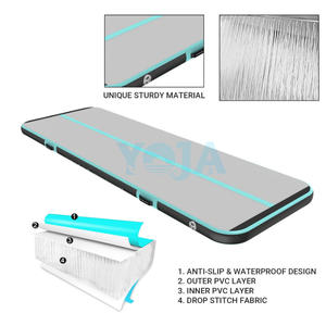 Piste de tumbling gonflable personnalisée, sol DWF, trampoline Airtrack, matériau de <span class=keywords><strong>gymnastique</strong></span>, tapis d'air gonflable, <span class=keywords><strong>matelas</strong></span> d'atterrissage gonflable - Product Image 5