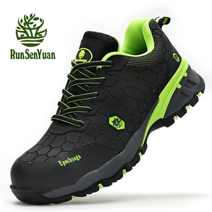 Новые защитные ботинки с индивидуальной резиновой подошвой MD, стальным носком, ударопрочные, антипрокольные, нескользящие, износостойкие, дышащие - Product Image 1