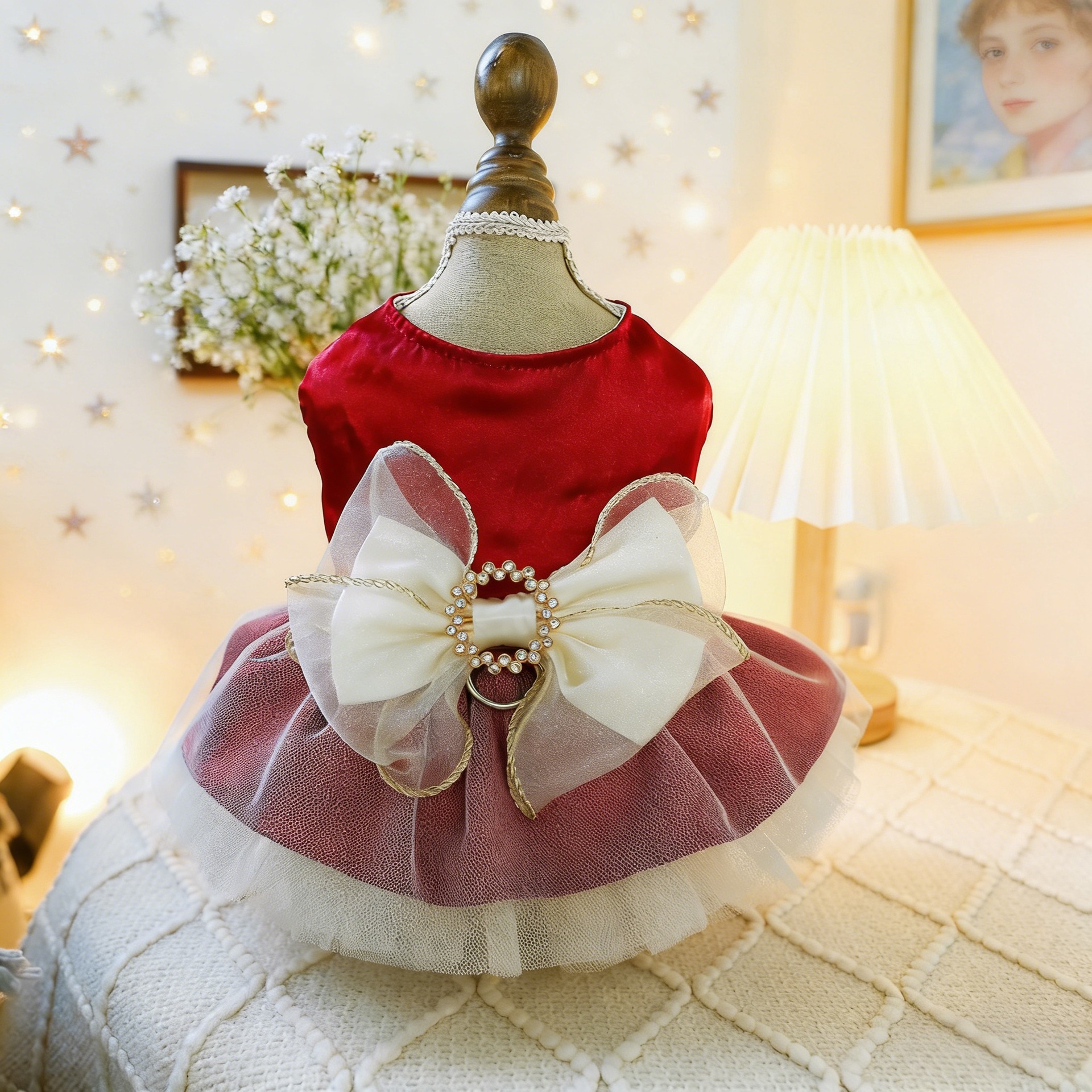 Princess Margaret Dress - Ruby Red