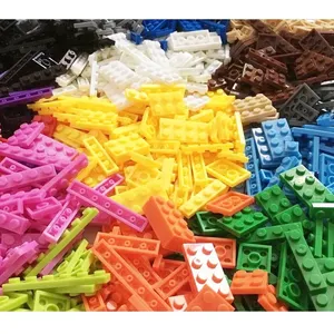 Set di mattoncini fai da te per bambini 250g fondotinta in stile particella mista in mattoncini piccolo pacchetto di accessori in plastica giocattolo - Product Image 2