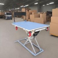 Chariot élévateur hydraulique électrique portable, chariot auto-chargeur, design pliable pour outils de plateforme à quatre roues, entrepôt