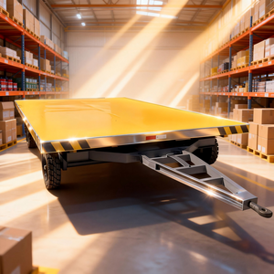 Industriële vlakke oplegger, zwaar materieel, materiaalafhandeling - Product Image 1