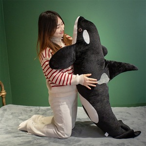 Mascotte du Musée Marin, Orca Géant, Baleine <span class=keywords><strong>Tueuse</strong></span>, Peluche en Gros, Peluche Rembourrée, Animal Marin en Peluche - Product Image 2