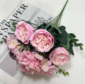 Bouquet <span class=keywords><strong>de</strong></span> roses d'<span class=keywords><strong>hibiscus</strong></span> haut <span class=keywords><strong>de</strong></span> gamme Vente chaude pour la remise des diplômes <span class=keywords><strong>de</strong></span> Noël Saint Valentin Fête des mères Pâques Nouvel An Nouvel An chinois - Product Image 6