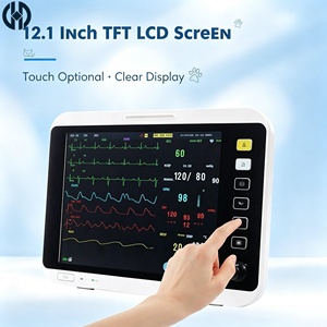 Monitor <span class=keywords><strong>Veterinario</strong></span> TFT da 12,1 Pollici, Multiparametrico ECG NIBP SPO2 TEMP per Cliniche Veterinarie e Sale Operatorie ICU di Cani, Gatti e Animali Domestici - Product Image 5