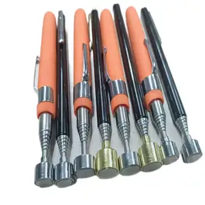 Round Strong Magnetic Head Picker Telescopic Rod Hardware Parts Looking For Convenient Pen Rod Pick-up Device