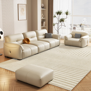 <span class=keywords><strong>Tappeto</strong></span> <span class=keywords><strong>moderno</strong></span> a forma di rettangolo della metà del secolo per la casa con motivi a strisce in poliestere resistente color <span class=keywords><strong>marrone</strong></span> e <span class=keywords><strong>Beige</strong></span> - Product Image 2