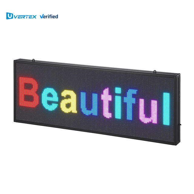 Hot Selling WiFi Control Digital LED logo IP65 Rating Outdoor High Brightness Display Text Animation P10 Full-color 320 * 160mm