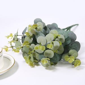 Branches de Verdure Artificielles Feuilles Tissu de Haute Qualité Faux <span class=keywords><strong>Eucalyptus</strong></span> Herbe Branches Feuilles - Product Image 6